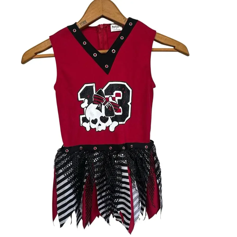 Spirit Halloween Girl’s Zombie Cheerleader Costume Size Small (4-6) - Picture 6 of 8